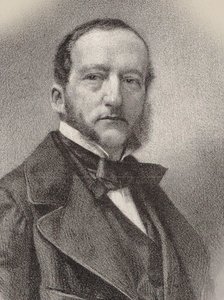 Retrato del pianista y compositor Sigismund Thalberg 1812-1871, 1862 de Charles Kreutzberger