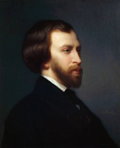 Retrato de Alfred de Musset 1810-1857 de Charles Landelle