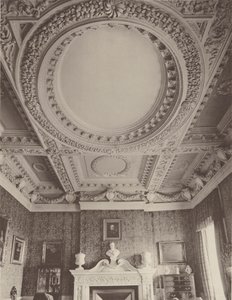 Coleshill, Berkshire, Interior del Salón de Charles Latham