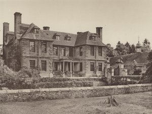 Groombridge Place, Sussex, el Frente Oeste de Charles Latham