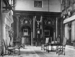 Biombo en el salón de Charles Latham
