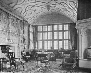 El salón, mirando al oeste de Charles Latham