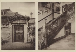 Thorpe Hall, Peterborough, Entrada Lateral a los Establos, la Escalera de Charles Latham
