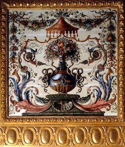 Panel decorativo del comedor del Castillo de Vaux Le Visomte (Vaux-le-Vicomte) de Charles Le Brun