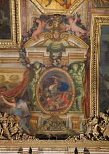 Las tropas de Luis XIV derrotan a los turcos en Hungría ... de Charles Le Brun