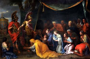 Las reinas de Persia a los pies de Alejandro, también llamada La tienda de Darío, c.1660 (óleo sobre lienzo)