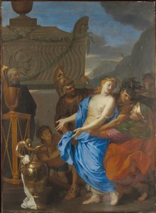 El sacrificio de Políxena de Charles Le Brun