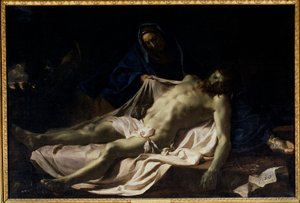 El Cristo muerto en las rodillas de la Virgen (Piedad) de Charles Le Brun