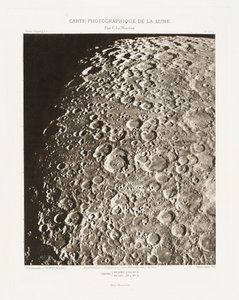 Carte photographique de la lune, planche IV.A (Carta fotográfica de la Luna, plancha IV.A),13 de septiembre de Charles le Morvan