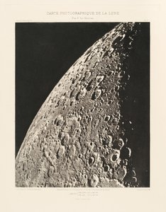 Carta fotográfica de la Luna, placa V,18 de abril de Charles le Morvan