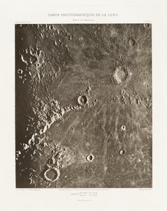 Carte photographique de la lune, planche XIII.A (Carta fotográfica de la Luna, plancha XIII.A),23 de octubre de Charles le Morvan