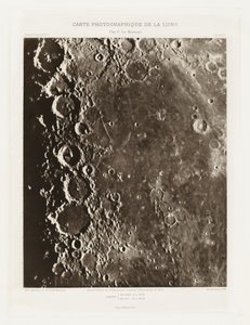 Carte photographique de la lune, planche XIX.A (Carta fotográfica de la Luna, plancha XIX.A),26 de diciembre de Charles le Morvan