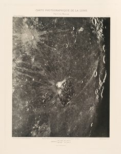 Carta fotográfica de la Luna, lámina XV,20 de diciembre de Charles le Morvan