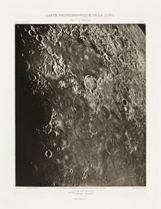 Carte photographique de la lune, planche XX.A (Carta fotográfica de la Luna, plancha XX.A),27 de agosto de Charles le Morvan