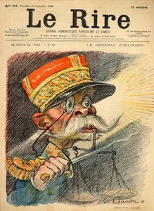 Caricatura del General Zurlinden, de la portada de 