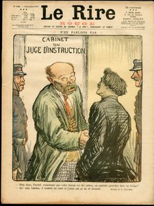 Portada de "Le Lire rouge", Satirique en Couleurs de Charles Leandre