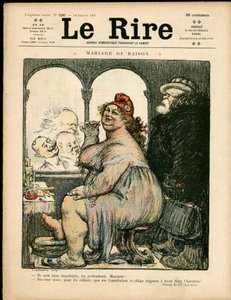 Portada de "The Laughs", Satírico en Colores de Charles Leandre