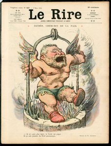 Portada de "The Laughter", Satírico en Colores