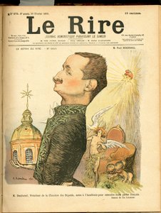 Portada de "The Laughter", Satírico en Colores