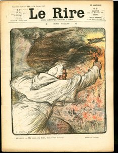 Portada de "The Laughter", Satírico en Colores