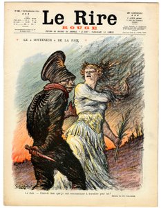 Portada de “La Risa Roja”, Satírico en Colores de Charles Leandre
