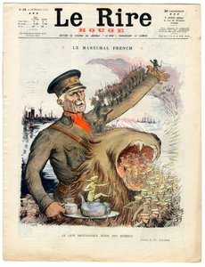 Portada de "La Risa Roja", Satírico en Colores