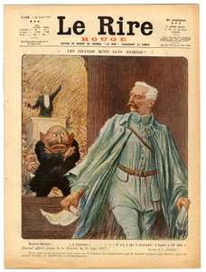 Portada de “La Risa Roja”, Satírico en Colores de Charles Leandre