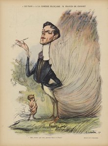Francis de Croisset, dramaturgo, novelista y libretista francés. Ilustración para Le Rire