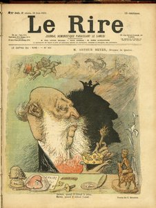 Ilustración de Charles Leandre (1862-1934) para la Portada de Le Rire, No. 240