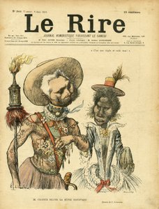Ilustración de Charles Leandre (1862-1934) para la portada de Le Rire, No. 264