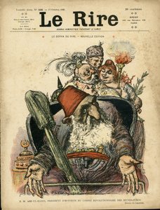 Ilustración de Charles Leandre (1862-1934) para la Portada de Le Rire de Charles Leandre