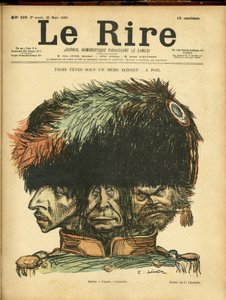 Ilustración de Charles Leandre (1862-1934) para la portada de Le Rire