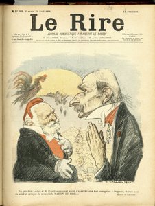 Ilustración de Charles Leandre (1862-1934) para la portada de Le Rire de Charles Leandre