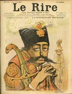 Ilustración de Charles Leandre (1862-1934) para la portada de Le Rire de Charles Leandre