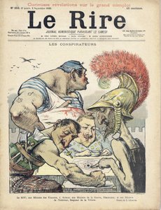 Ilustración de Charles Leandre (1862-1934) para la portada de Le Rire de Charles Leandre
