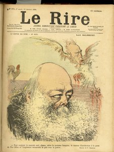 Ilustración de Charles Leandre para la portada de Le Rire de Charles Leandre