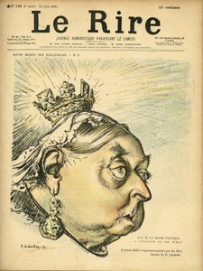 Ilustración de Charles Leandre (1862-1934) para la portada de Le Rire