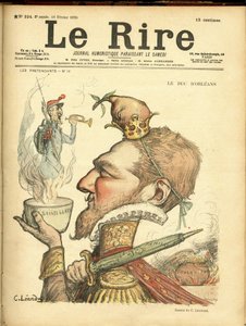 Ilustración de Charles Leandre para la portada de Le Rire de Charles Leandre