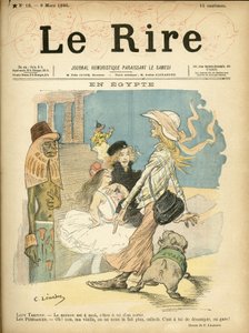 Ilustración de Charles Leandre (1862-1934) para la Portada de Le Rire de Charles Leandre