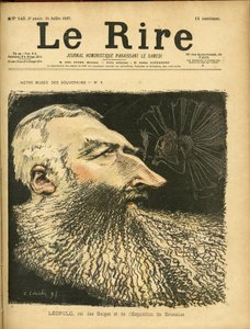 Ilustración de Charles Leandre (1862-1934) para la Portada de Le Rire de Charles Leandre