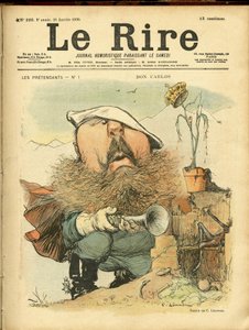 Ilustración de Charles Leandre (1862-1934) para la Portada de Le Rire de Charles Leandre