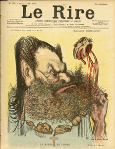 Ilustración de Charles Leandre (1862-1934) para la portada de Le Rire