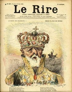 Ilustración de Charles Leandre para la portada de Le Rire