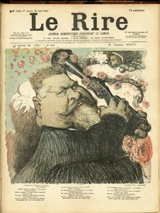 Ilustración de Charles Leandre para la portada de Le Rire