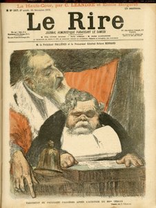 Ilustración de Charles Leandre (1862-1934) para la portada de Le Rire de Charles Leandre