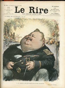 Ilustración de Charles Leandre (1862-1934) para la portada de Le Rire, No. 418 de Charles Leandre