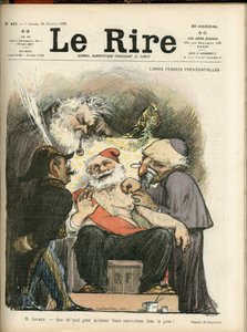 Ilustración de Charles Leandre (1862-1934) para la portada de Le Rire, no. 415 de Charles Leandre