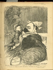 Ilustración de Charles Leandre (1862-1934) en Le Lire de Charles Leandre