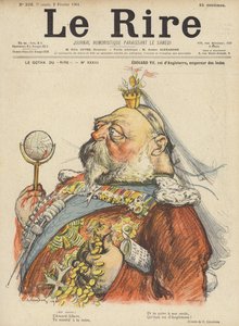 Rey Eduardo VII de Inglaterra, Ilustración para Le Rire