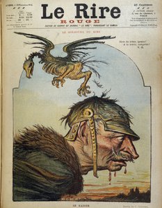 Le Kaiser: Guillermo II - Caricatura de Charles Leandre (1862-1934) en “Le Rire rouge” del 16/11/1918